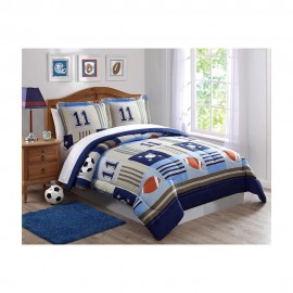 Set de edredón individual de poliéster My World™ Sports, 2 piezas