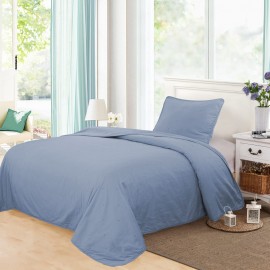 Set de edredón individual de algodón Redfield™ color azul profundo