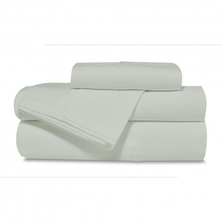 Set de sábanas queen de tencel satinado Luxor™ de 300 hilos, color gris, 4 piezas