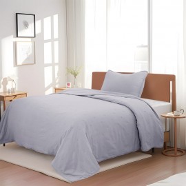 Set de edredón matrimonial de microfibra de poliéster Redfield™ color azul niebla