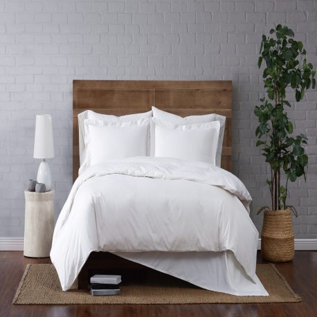 Set de duvet individual de algodón Brooklin Loom™ color blanco
