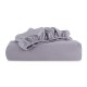 Sábana de cajón queen de algodón egipcio Luxor™ de 400 hilos color gris