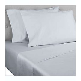 Set de sábanas queen de algodón NestWell™ de 500 hilos color azul neblina