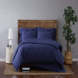 Set de duvet king de algodón Brooklin Loom™ color azul