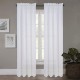 Cortina translúcida de poliéster Regal Home Collections® de 2.41 m color blanco