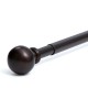 Cortinero ajustable de metal 88 Main™ de 1.21 m a 2.23 m color café
