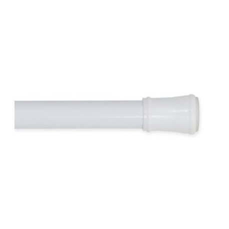 Cortinero ajustable de acero Equip Your de 2.18 m color blanco