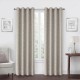 Cortina blackout de poliéster Regal Home Collections® Campbell de 2.41 m color lino