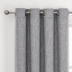 Cortina blackout de poliéster Regal Home Collections® Campbell de 2.41 m color gris