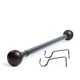 Cortinero ajustable de metal 88 Main™ de 1.21 m a 2.23 m color café