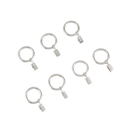 Aros con pinzas Simply Essential™ color café mate, 7 piezas
