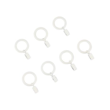 Aros con pinzas de acero Simply Essential™ color níquel satinado, Set de 7