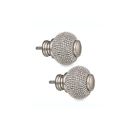 Terminal de resina Cambria® Twinkle Premier Complete acabado níquel pulido Set de 2
