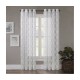 Cortina traslúcida de poliéster Regal Home™ de 1.27 x 2.41 m con diseño de hexágonos