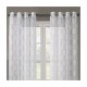 Cortina traslúcida de poliéster Regal Home™ de 1.27 x 2.41 m con diseño de hexágonos