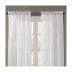 Cortina traslúcida de poliéster Regal Home™ de 1.37 x 2.41 m color blanco