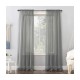 Cortina traslúcida de poliéster Regal Home™ de 1.37 x 2.41 m color gris