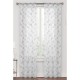 Cortina traslúcida de poliéster Regal Home Collections® Meadow de 1.27 x 2.41 m color blanco/gris