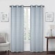 Cortinas con filtro de luz Simply Essential™ Benton de 2.13 m color azul/gris