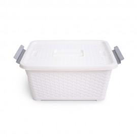 Caja extragrande de plástico Kennedy Home® color blanco