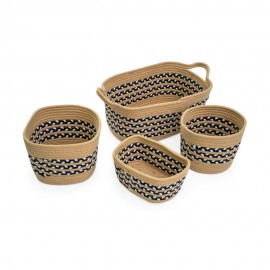 Canastas de cuerda Noritex™, 4 piezas