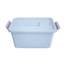 Caja de plástico Kennedy Home® color azul