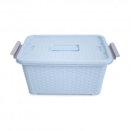 Caja extragrande de plástico Kennedy Home® color azul
