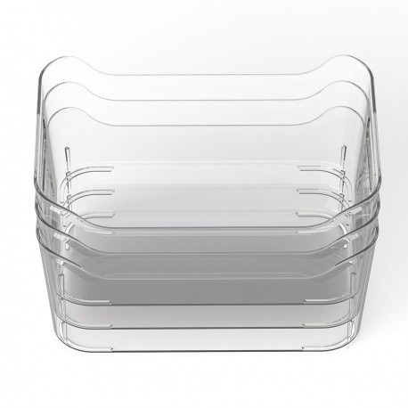 Set de organizadores de plástico Trendy Loft™ apilables, 4 piezas
