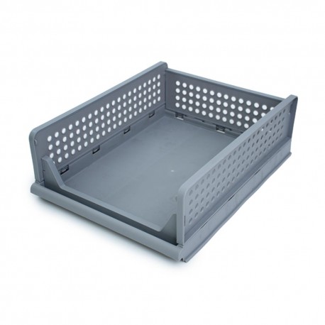 Organizador apilable de plástico Kennedy Home™ color gris