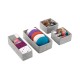 Set de organizadores para cajón de tela Whitmor™, 4 piezas