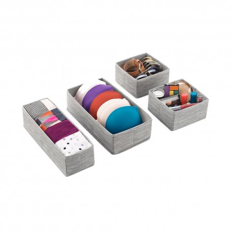 Set de organizadores para cajón de tela Whitmor™, 4 piezas