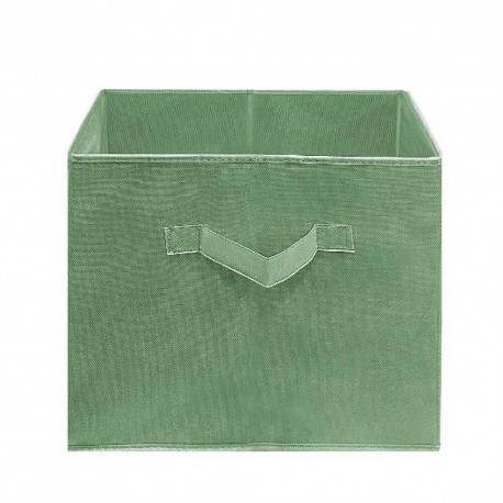 Caja organizadora de tela Link Life™ de 30 cm, color verde