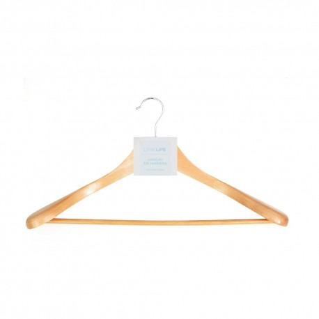 Gancho para traje de madera Link Life™ color natural