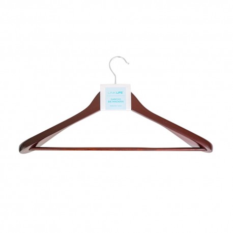 Gancho para traje de madera Link Life™ color café
