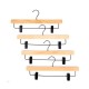 Set de ganchos para pantalón de madera Link Life™, 4 piezas