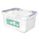 Cesta organizadora de plástico Sistema® de 5.25 L, color blanco