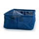 Organizador de tela con agarraderas de 14 x 27 cm color azul