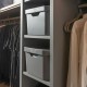 Caja organizadora Zylku™ de 18 L con tapa, color gris