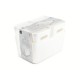 Set de cajas organizadoras de plástico Core™ apilables color blanco, 3 piezas