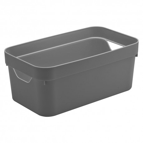 Caja organizadora Zylku™ de 5.3 L color gris
