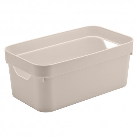 Caja organizadora Zylku™ de 5.3 L color beige