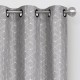 Cortinas con filtro de luz de poliéster Regal Home Collections® Geo Cube Jaquard de 1.93 x 2.13 m color gris, 2 piezas