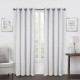 Cortina blackout de poliéster Regal Home Collections® Alexandria de 2.13 m, color blanco