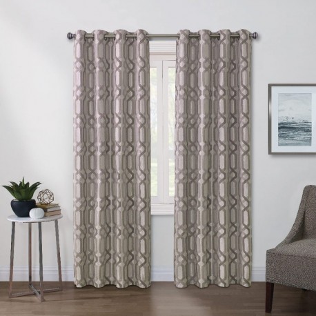 Cortina con filtro de luz de poliéster Regal Home Collections® Walker de 1.27 x 2.13 m color mocca