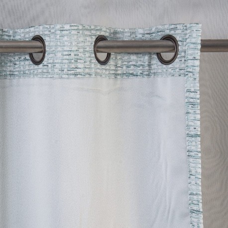 Cortina blackout de poliéster Regal Home Collections® Alexandria de 2.13 m, color aqua