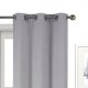 Cortinas blackout de poliéster Regal Home Collections® Delaney de 1.93 x 2.13 m color gris, 2 piezas