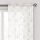 Cortina traslúcida de poliéster Regal Home Collections® Meadow de 1.27 x 2.13 m color marfil