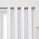 Cortina blackout de poliéster Regal Home Collections® Prescott de 1.27 x 2.13 m color blanco
