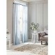 Cortina traslúcida de poliéster Everhome™ Estelle de 2.41 m color azul