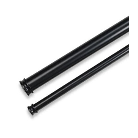 Cortinero doble de acero Cambria® Premier Complete de 71.12 cm a 1.21 m color negro satinado